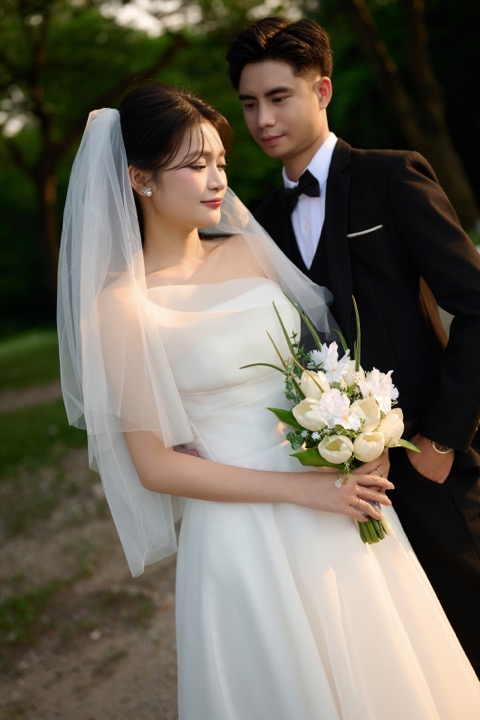 Ảnh cưới của Tiến Đạt và Ngọc Bích